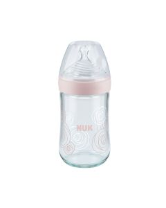 NUK Nature Sense Glass Bottle 240ml