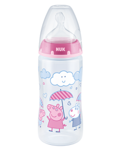 NUK Peppa Pig 300ml PP Bottle with Temperature Control