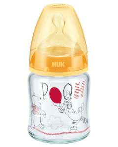 NUK Disney Winnie the Pooh 120ml Glass Bottle