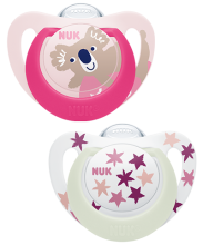 NUK Star Day & Night Silicone Soother